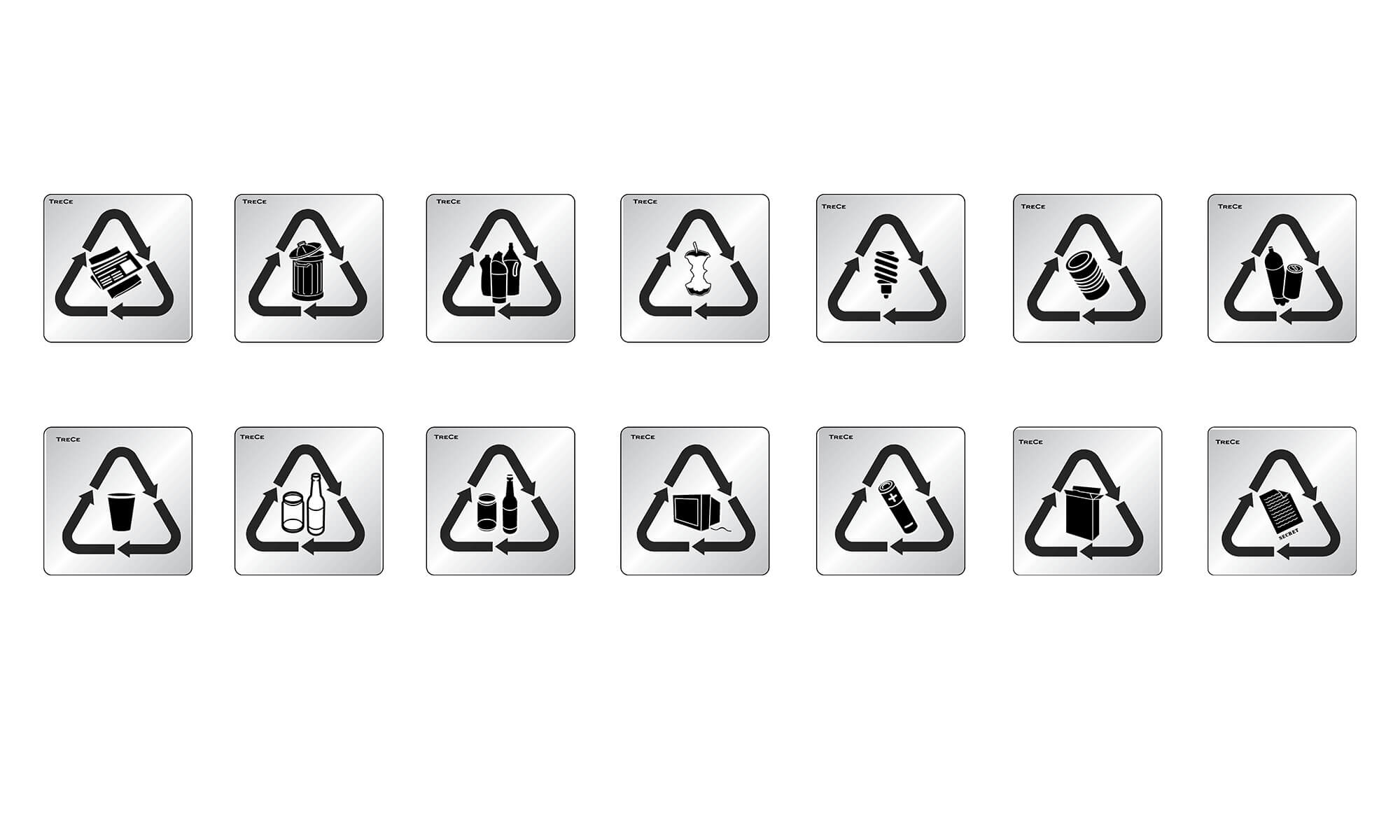 symboler sortering källsorteringssymboler kontor