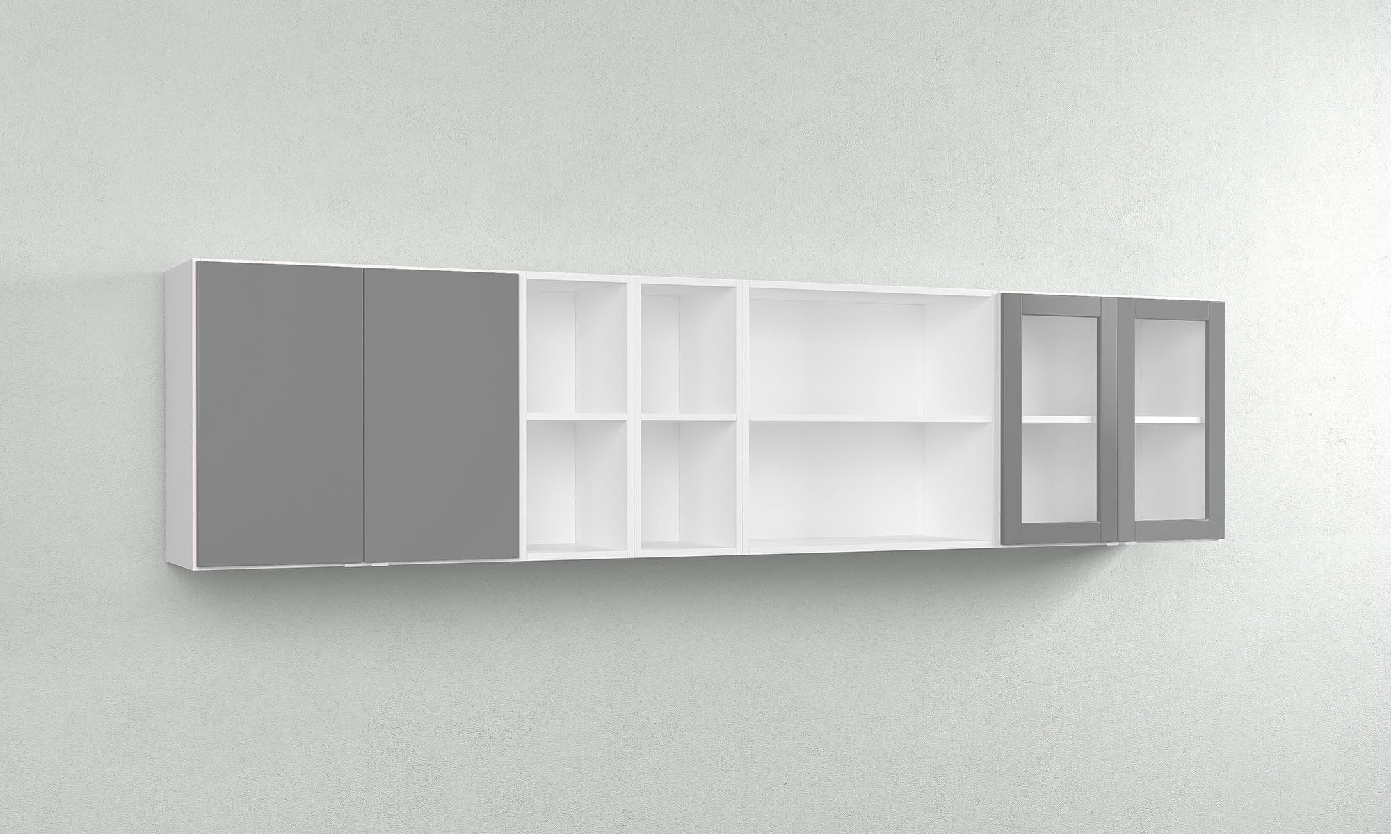 vägghylla väggskåp förvaring storage möbelfakta kontorsförvaring office storage trece shelves