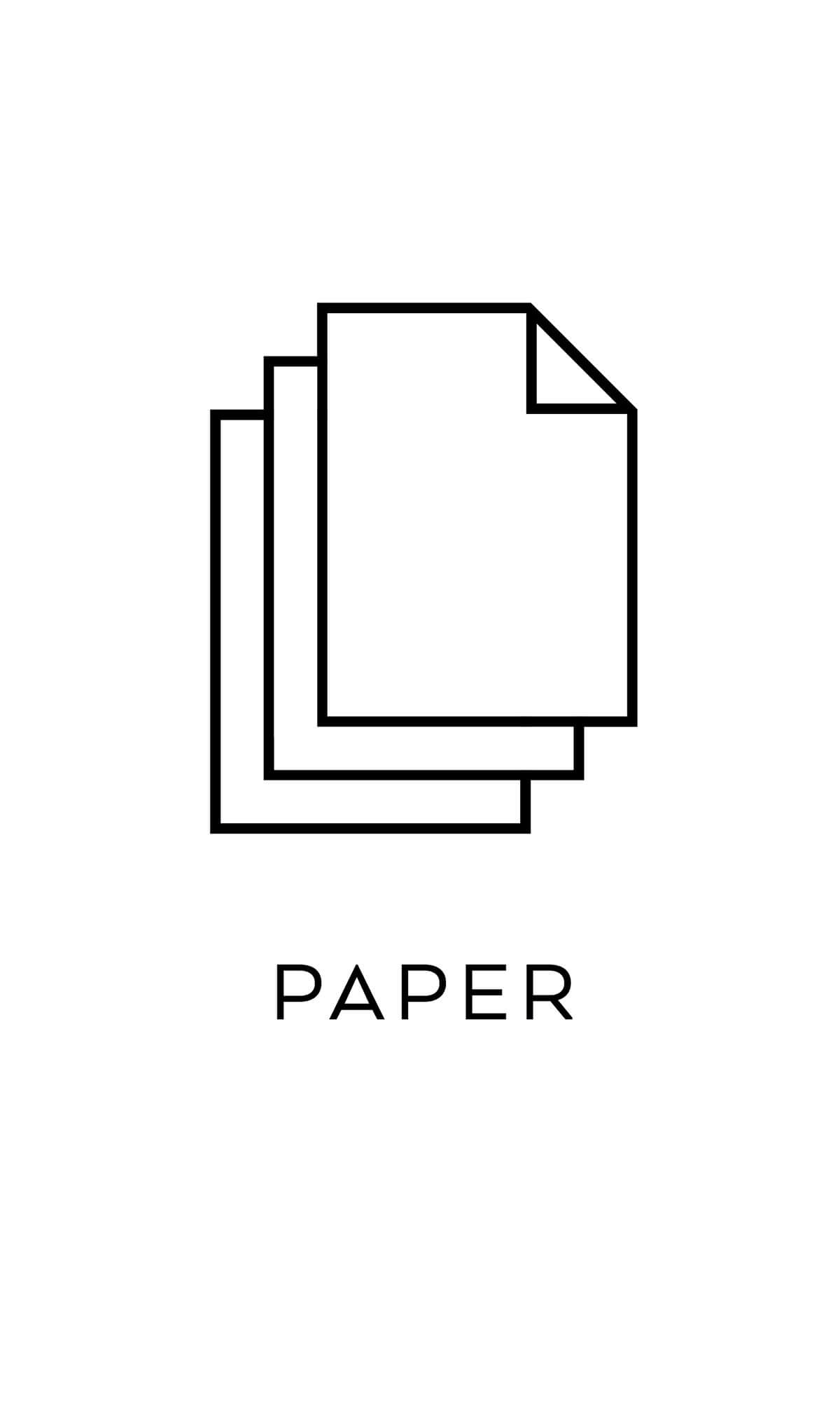 symbol källsortering papper återvinning