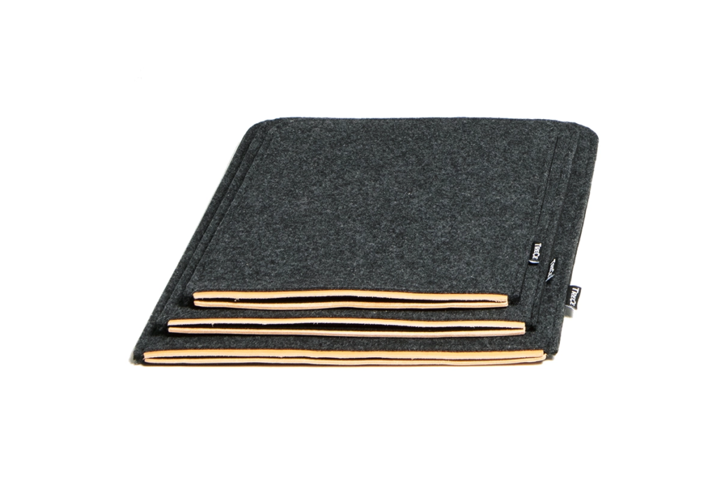 Office sleeve laptopfodral alla tre storlekar i antracit